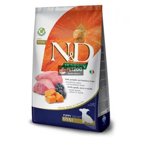   N&D Dog Grain Free bárány&áfonya sütőtökkel puppy mini 2,5kg