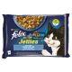 Felix Sensations Jellies Multipack Halas Válogatás Aszpikban 4x85g 