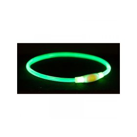   Trixie Nyakörv Világító Usb-ről Tölthető S–M 40cm/8mm / Válaszható színben: Zöld , Kék, multi colour