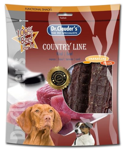Dr.Clauders Dog Jutalomfalat Premium Country Line Snack Marha 170g