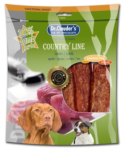 Dr.Clauders Dog Jutalomfalat Premium Country Line Snack Bárány 170g