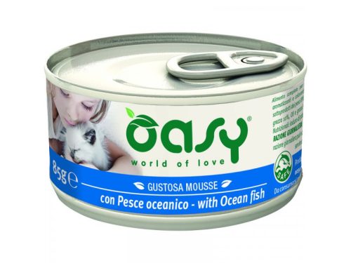 Oasy Cat Konzerv Tasty Mousse Oceanic Fish 85g 