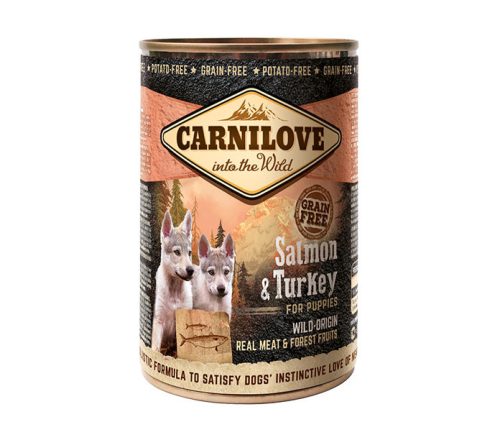 Carnilove Dog Konzerv Puppy Salmon&Turkey - Lazac&Pulyka 400gr