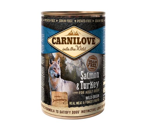 Carnilove Dog Konzerv Adult Salmon&Turkey - Lazac&Pulyka 400gr