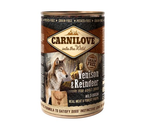 Carnilove Dog Konzerv Adult Venison&Reindeer - Vadhús&Rénszarvas 400gr