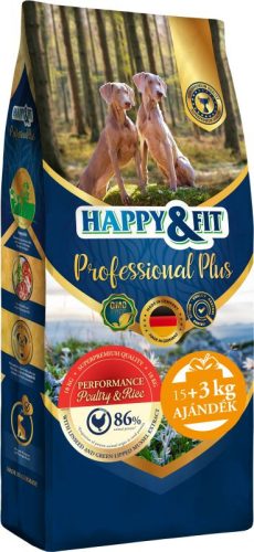 Happy&Fit Professional Plus Performance Poultry&Rice 18kg