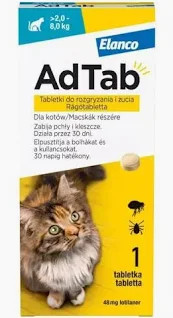 AdTab 48mg rágótabletta macskák részére (>2-8 kg)