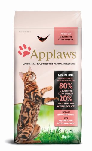 Applaws Cat Adult Csirke és Lazac 2kg