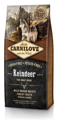 Carnilove Dog Adult Reindeer -  Felnőtt Száraztáp - Rénszarvas 12kg