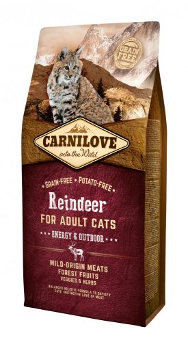 Carnilove Cat Adult Reindeer - Rénszarvas – Energy&Outdoor 6kg