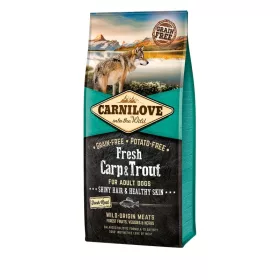   Carnilove Fresh Dog Adult Carp&Trout - Felnőtt Száraztáp - Ponty&Pisztráng - Hair&Healthy Skin 12kg
