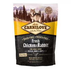   Carnilove Fresh Dog Adult Chicken&Rabbit - Felnőtt Szárazeledel - Csirke&Nyúl - Muscles, Bones&Joints 1,5kg