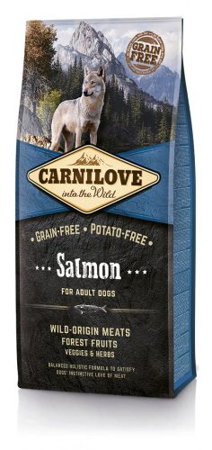 Carnilove Dog Adult Salmon  - Felnőtt Száraztáp - Lazac 12kg