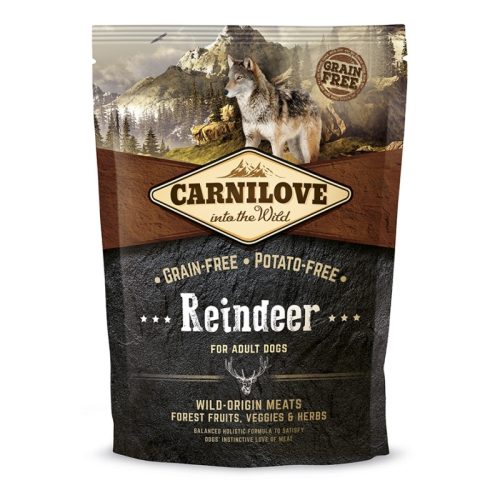 Carnilove Dog Adult Reindeer - Felnőtt Száraztáp -  Rénszarvas 1,5kg