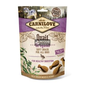 CARNILOVE DOG SEMI MOIST SNACK FÜRJ OREGÁNÓVAL 200G
