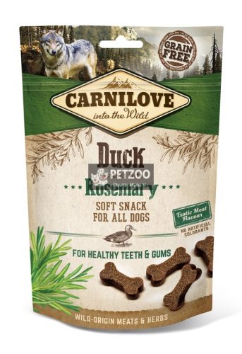 CARNILOVE DOG SEMI MOIST SNACK KACSA ROZMARINGGAL 200G