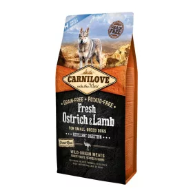   Carnilove Fresh Dog Adult Ostrich&Lamb Small - Felnőtt Száraztáp - Strucc&bárány - Excellent Digestion 6kg