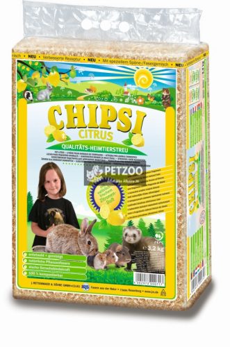 Chipsi Forgács Citrus 60l, 3,2kg