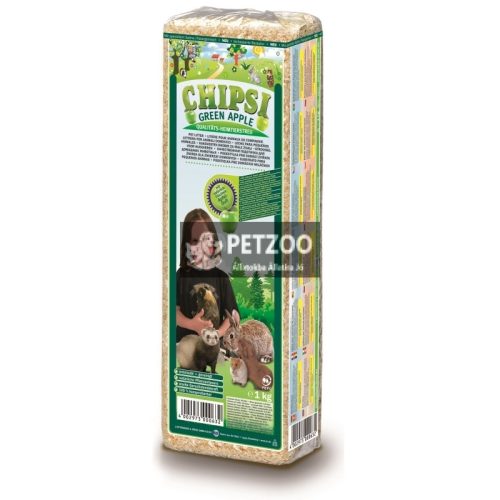 Chipsi Forgács Plus Zöld Alma 15l, 1kg