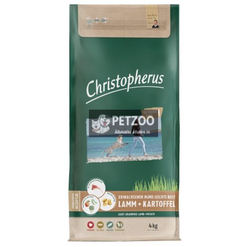 CHRISTOPHERUS DOG LIGHT GRAINFREE BÁRÁNY ÉS BURGONYA 12KG