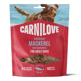   Carnilove Dog Crunchy Snack Mackerel with raspberries - Markéla málnával 200g