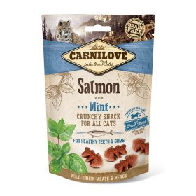   Carnilove Cat Crunchy Snack Salmon with mint - Lazac mentával 50g