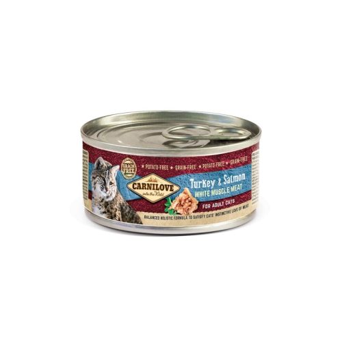 Carnilove Cat konzerv Adult Pulyka&lazac 100g