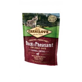   Carnilove Macska szárazeledel – Kacsa&Fácán - Szőroldó - gabona mentes - burgonya mentes 400g