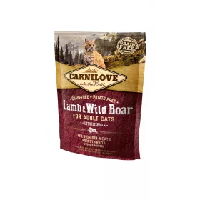   Carnilove Cat Adult Lamb&Wild boar – Bárány&Vaddisznó - Sterilised 400g