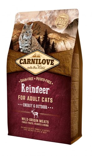 Carnilove Cat Adult Reindeer - Rénszarvas – Energy&Outdoor 2kg