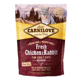   Carnilove Fresh Cat Adult Chicken&Rabbit - Csirke&Nyúl - Gourmand 400g