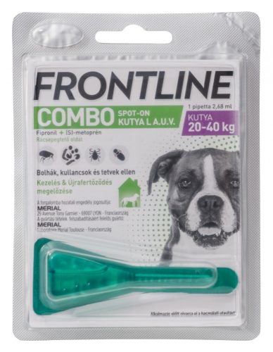 Frontline Combo kutya L 20-40 kg 2.68 ml