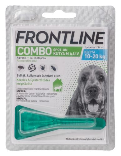 Frontline Combo kutya M 10-20 kg 1.34 ml