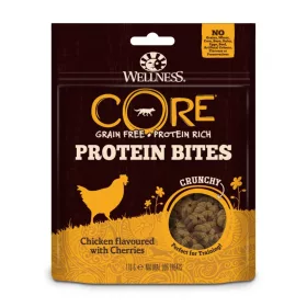   Wellness Core Dog Protein Bites Crunchy Jutalomfalat Csirke&Cseresznye 170g