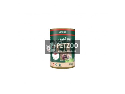 Christopherus Dog konzerv meat mix marha 400g
