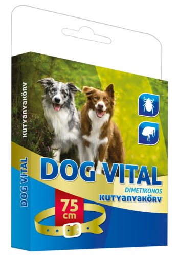 :Dog Vital Dimetikonos Kutyanyakörv Piros