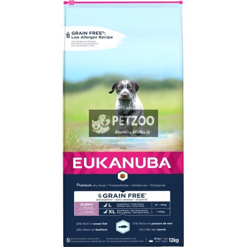 Eukanuba Puppy & Junior Grain Free Large Ocean Fisch 12kg