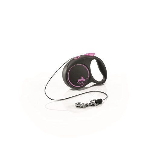 Flexi Black Design XS Zsinór 3m 8kg-ig Pink