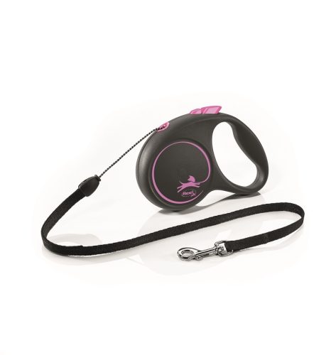 Flexi Black Design S Zsinór 5m 8kg-ig Pink