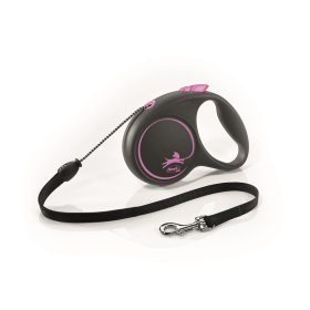 Flexi Black Design M Zsinór 5m 20kg-ig Pink