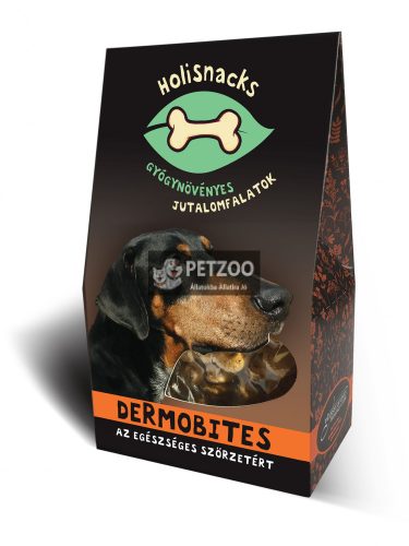 HOLISNACKS DERMOBITES GYÓGYNÖVÉNYES JUTALOMFALATOK 100G