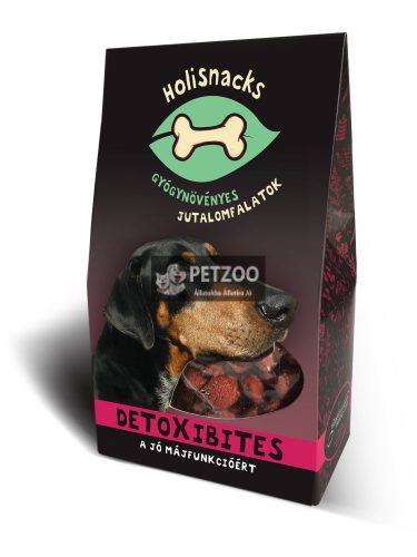 HOLISNACKS DETOXIBITES GYÓGYNÖVÉNYES JUTALOMFALATOK 100G