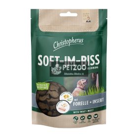   CHRISTOPHERUS DOG JUTALOMFALAT GRAIN FREE SOFT-IM-BISS PISZTRÁNG ÉS ROVAR 125G