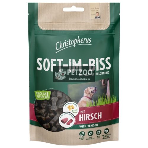 CHRISTOPHERUS DOG JUTALOMFALAT GRAIN FREE SOFT-IM-BISS SZARVAS 125G