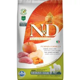   N&D Dog Grain Free vaddisznó&alma sütőtökkel adult medium/maxi 2,5kg