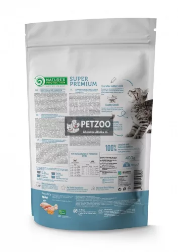 Natures Protection Cat Kitten Poultry with krill 400g