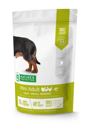 Natures Protection Dog Adult Poultry&krill Mini 500g