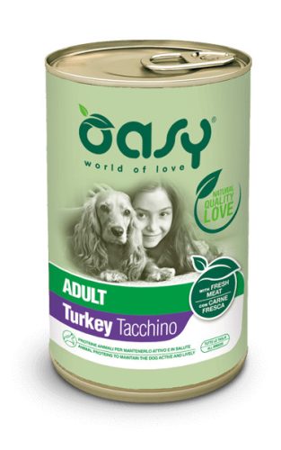 Oasy Dog Lifestage Adult paté Turkey All Breeds 400g