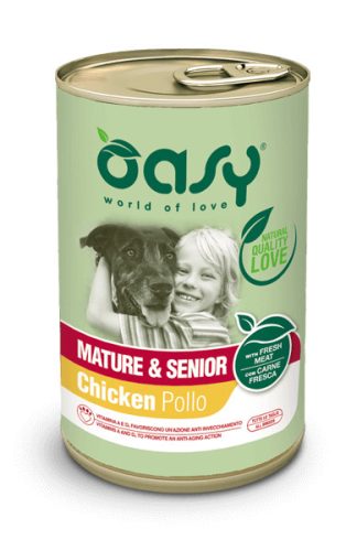 Oasy Dog Lifestage Mature&Senior paté 400g