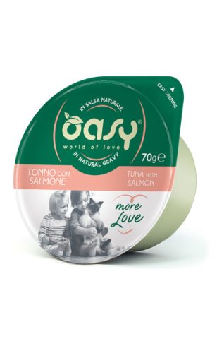 Oasy Cat Tálka More Love Tuna&Salmon 70g